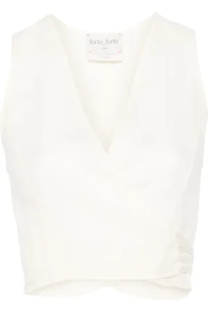 FORTE FORTE Wrap-design top
