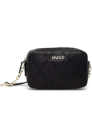 HUGO BOSS Debossed-monogram cross body bag