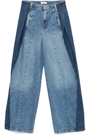Sandro Contrasting-panels jeans