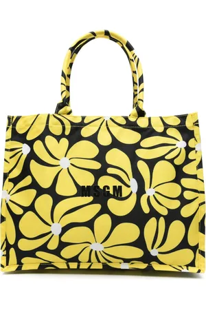 Msgm Floral-print tote bag
