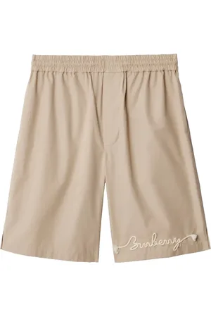 Burberry Knot-logo cotton shorts