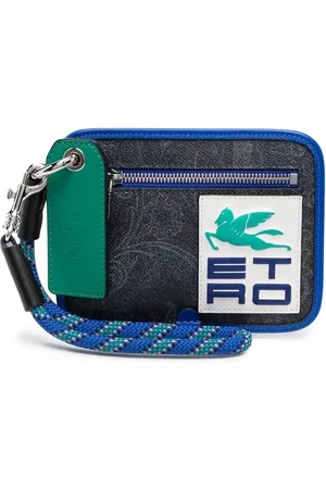 Etro Logo-patch wallet