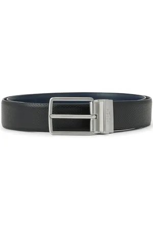 Lacoste Perforated-detail reversible belt