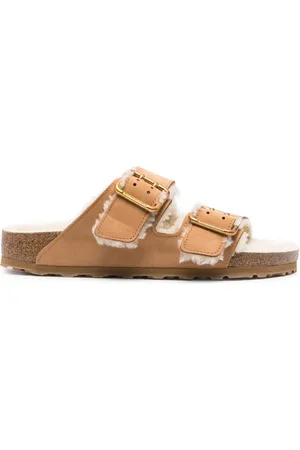 Birkenstock Arizona shearling slippers