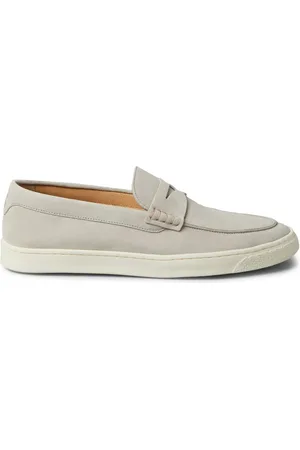 Brunello Cucinelli Suede penny loafers