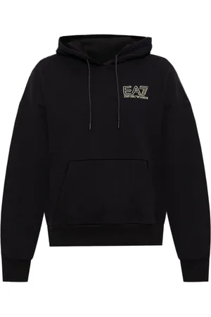 EA7 Raised-logo hoodie