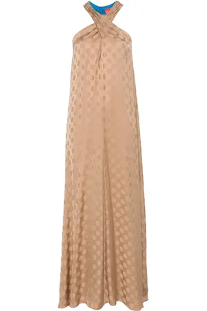 ..,MERCI Polka dot maxi dress