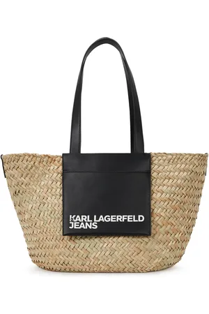 Karl Lagerfeld Raffia tote bag