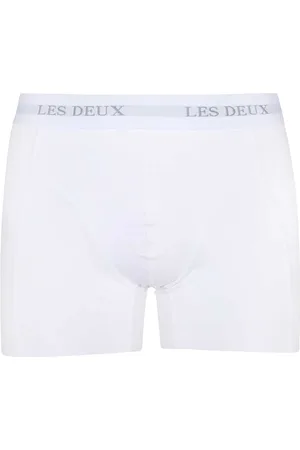 Les Deux Logo-waistband cotton boxers