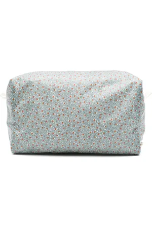 BONPOINT Leaf-print wash bag