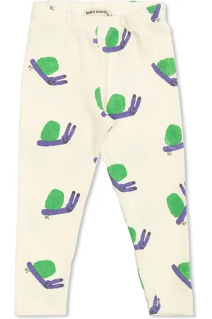 Bobo Choses Snail-print trousers