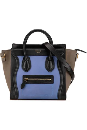 Céline 2012 Nano Tricolor Leather Luggage Tote satchel