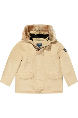 Ralph Lauren Faux fur-trim jacket