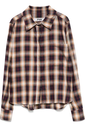 PNK Plaid-pattern shirt