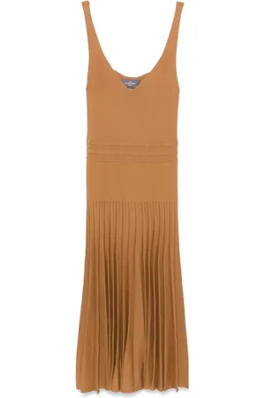 ERIC BOMPARD Pleated tank dress