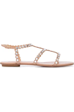 Aquazzura Tequila crystal-embellished sandals