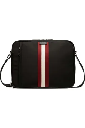 Bally Stripe-detailing briefcase