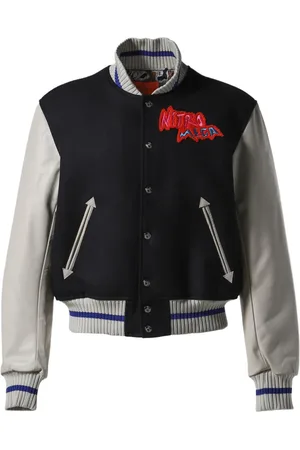 Members OF The Rage Nitro Mega Shrunken varsity jacket