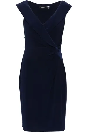 Ralph Lauren Gathered-detail sleeveless mini dress