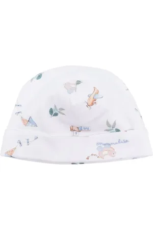 MONNALISA Cartoon-print cotton beanie