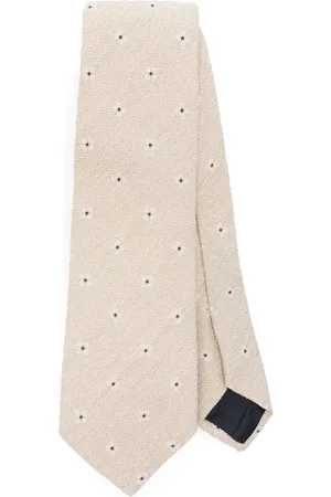 TAGLIATORE Patterned-jacquard tie