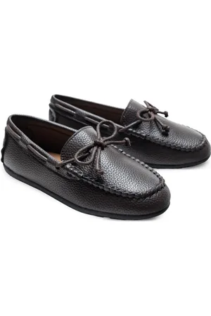 M. Moustache Bow-detail loafers