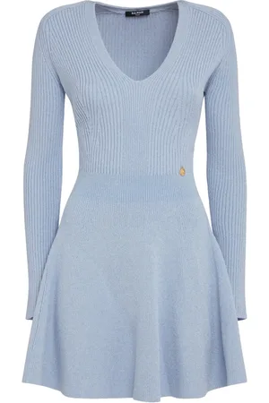 Balmain Logo-charm mini dress