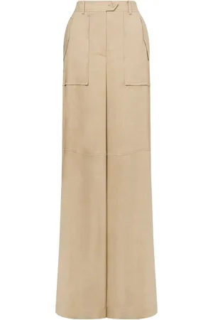 Alberta Ferretti Slit palazzo pants