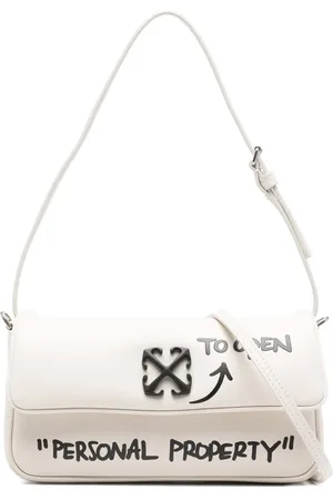 OFF-WHITE Jitney 0.7 Quote clutch bag