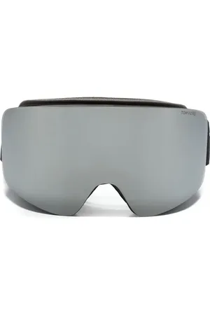 Tom Ford Logo-band mirrored-lenses ski goggles