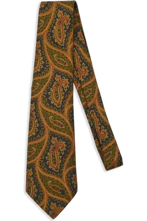 Céline 1990-2000s paisley-print tie