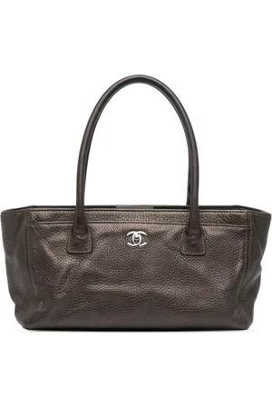 CHANEL 2014 Small Metallic Calfskin Executive Cerf tote bag