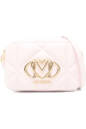 Moschino Logo-plaque cross body bag