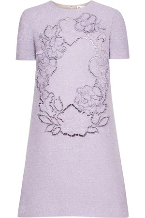 Oscar de la Renta English Rose cut-out dress