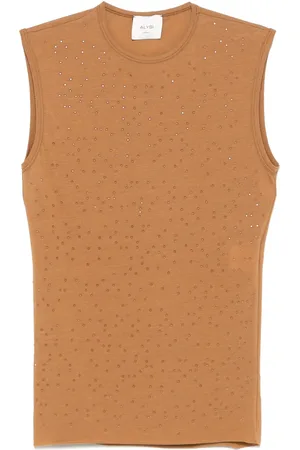 ALYSI Crepe tank top