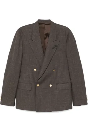 LARDINI Brooch-detail blazer