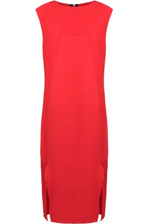 Uma Raquel Davidowicz Satin-detail sleeveless dress
