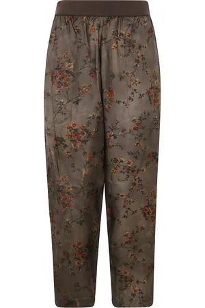 UMA WANG Floral-print trousers