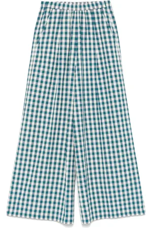 FORTE FORTE Check-pattern trousers