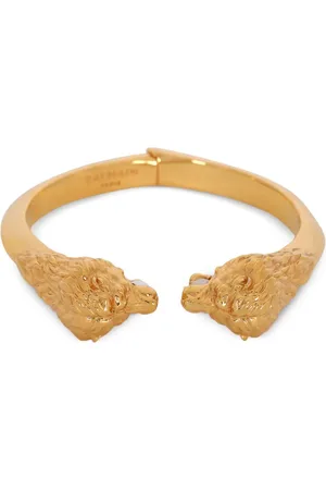 Balmain Lion-head pearl-detail bracelet