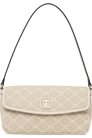 Twin-Set Monogram-print shoulder bag