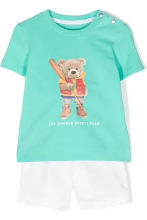 Lapin House Graphic-print shorts set