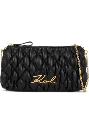 Karl Lagerfeld Signature quilted shoulder bag
