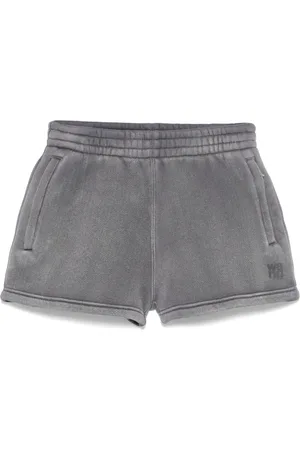 Alexander Wang Logo-stamp mini shorts