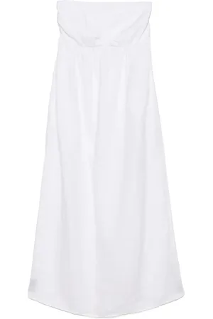 James Perse Gathered tube top dress