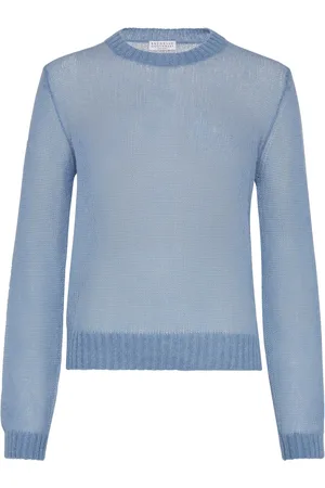 Brunello Cucinelli Ribbed-trim sweater
