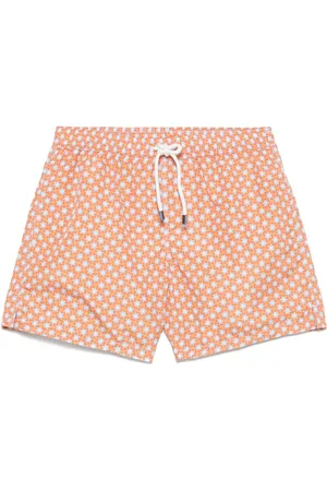 FEDELI Floral-print swim shorts