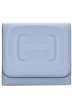 Hogan Logo-embossed leather bi-fold wallet