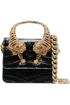 Roberto Cavalli Tiger handle two-way mini bag