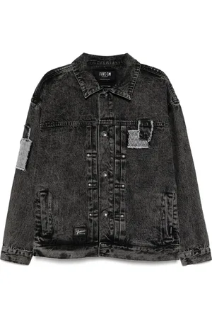 FIVE CM Patchwork denim jacket